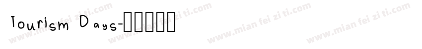 Tourism Days字体转换